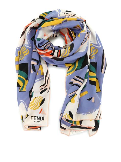 replica fendi silk scarf|fendi silk scarf for sale.